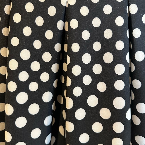 LAURA Black and White Polka Dot Dress - Picture 2 of 5